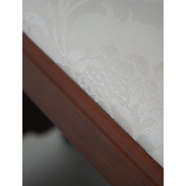 2010s Henkel Harris Cherry Chippendale Style Bedsteps For Sale - Image 5 of 13