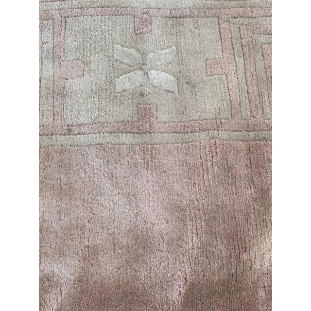 Vintage Nepalese Modern Design Rug, 1980s For Sale - Image 6 of 10
