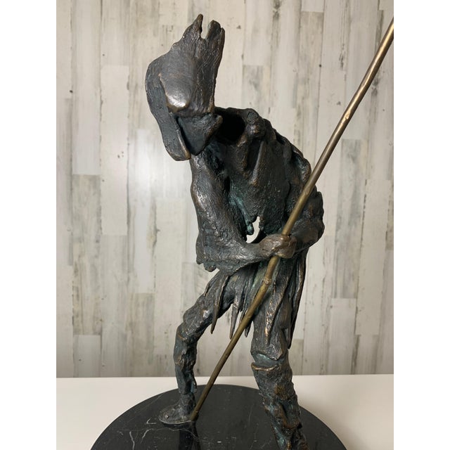 Abstract Bronze Sculpture of Don Quixote For Sale - Image 9 of 12