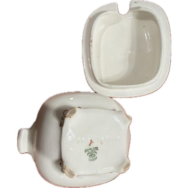 Booth's Vintage Booths Silicon China Green Dragon Lidded Tureen & Ladle Set Pat 4410 - 2 pcs For Sale - Image 4 of 9