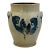 Outstanding Large 3 Gallon Size Antique American Stoneware Jar With Extensive Blue Hand Decorated Features - Circa 1830s For Sale