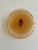 Mid 20th Century Mid-Century Modern Italian Amber Art Glass Tazza With Twisted Stem For Sale - Image 4 of 6