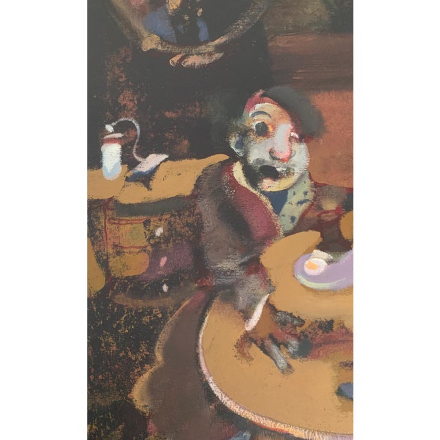 1980s Pawel Lasik, Around the Table, Oil on Canvas For Sale - Image 5 of 6