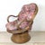 Boho Chic Vintage Sculptural Rattan & Bentwood Swivel Lounge Chair For Sale - Image 3 of 18