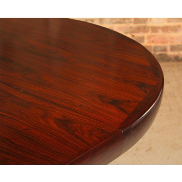 Mid-Century Modern Danish Extending Rosewood Dining Table, 1970s For Sale - Image 10 of 15