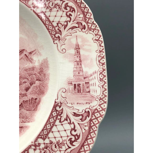 Ceramic 1st Edition China Hall Charleston Scene Plate For Sale - Image 7 of 11