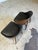 1960s Mid Century Molded Plywood and Black Vinyl Chairs by Kodawood - A Pair For Sale - Image 5 of 7