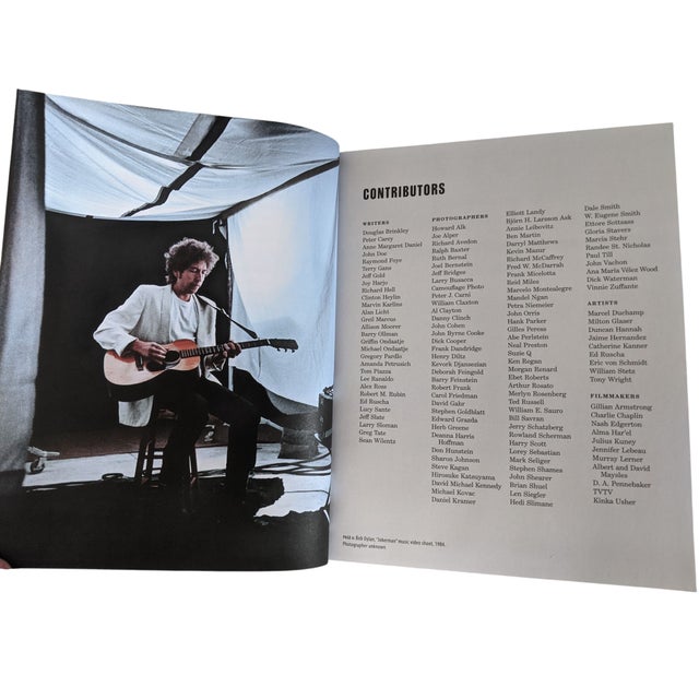 Black Bob Dylan Hardback Coffee Table Book For Sale - Image 8 of 17