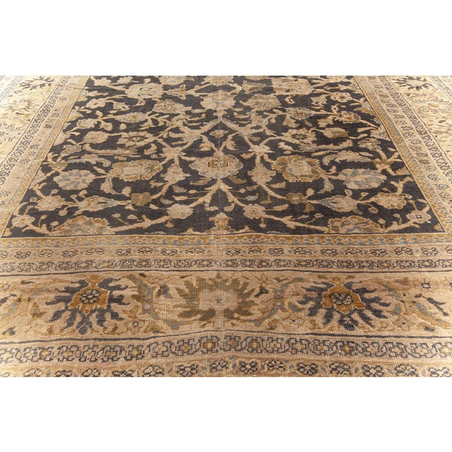 1920s 1920s Persian Sultanabad Botanic Handmade Wool Rug For Sale - Image 5 of 9