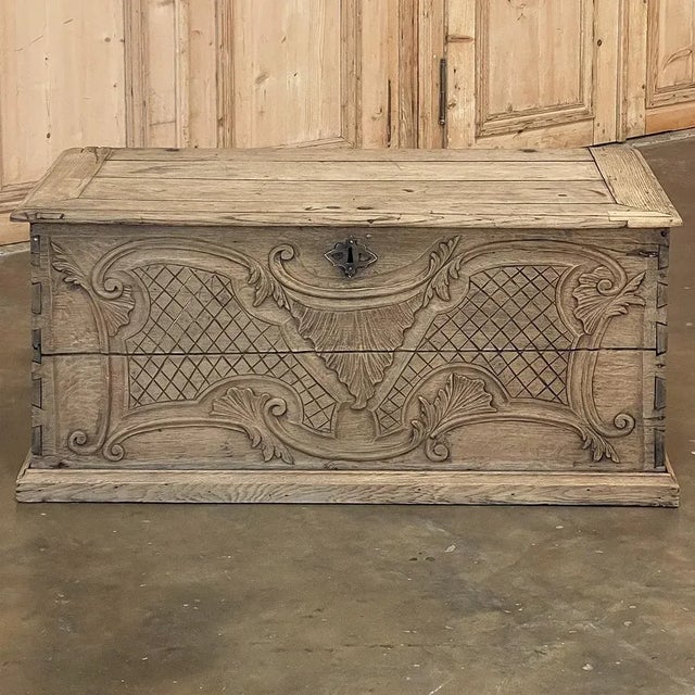 Baroque 18th Century Country French Trunk For Sale - Image 3 of 13