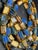 Contemporary 1990s Stefanie Wolf 60” Very Long Artisan Strand "Picasso" Finish Rectangular Glass Tile Bead Necklace For Sale - Image 3 of 5