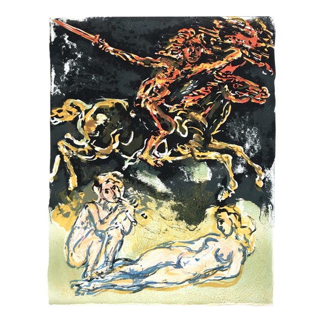 1969 Walter Spitzer Original Lithograph V1-8 Mourlot For Sale