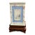 Pink and Blue Famille Rose Vase With Matching Base For Sale