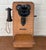 Rustic European Antique Wall Phone, W Crank & Chimes For Sale - Image 3 of 15