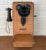 Rustic European Antique Wall Phone With Crank & Chime For Sale - Image 3 of 15