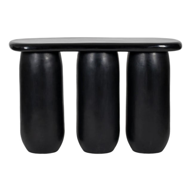 Black Rahul Black Console Table For Sale - Image 8 of 8