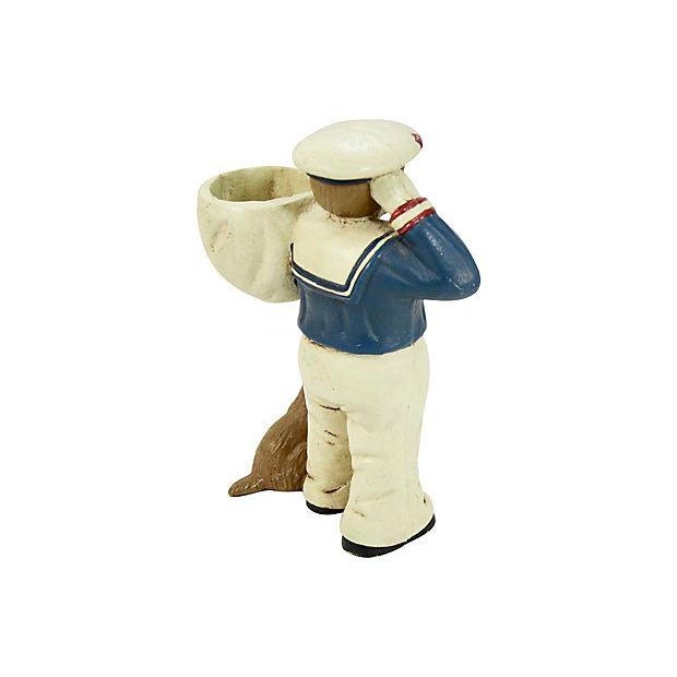 Cast Iron Sailor Figurine Chairish