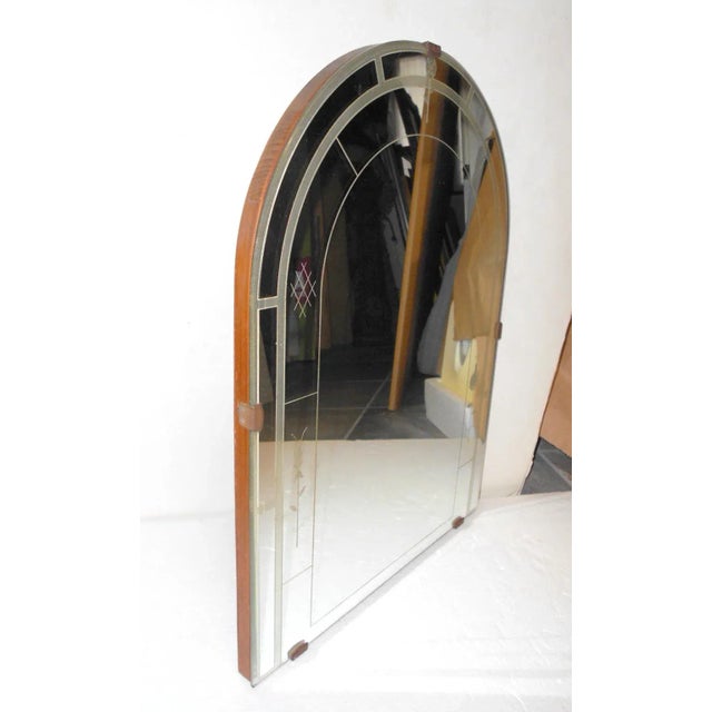 Art Deco Italian Mirror from Luigi Fontana, 1920s For Sale - Image 3 of 9