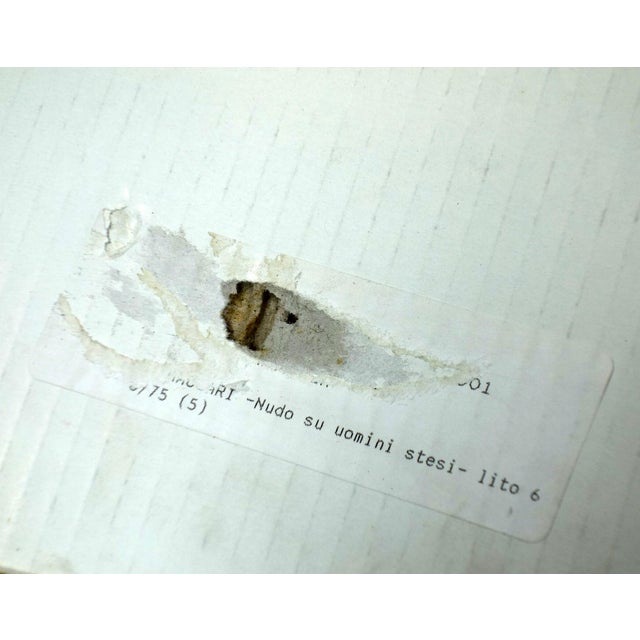 Mino Maccari, Composition, Lithograph, 1980s For Sale - Image 7 of 8