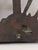 Metal Antique 19thC Polish Brass Bench Menorah Hanukkah Lamp Lions Crown Decalogue For Sale - Image 7 of 15