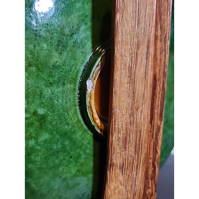 Antique Chinese Tang Sancai Porcelain an Enamel Plate For Sale - Image 11 of 11