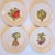 Each of these features a stylized sketch of fresh vegetables in all it's farmer's market fresh glory. The vivid colors...