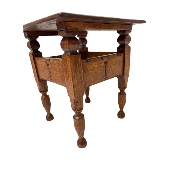 Aesthetic Movement Side Table by C. Fischer Amsterdam, 1900s For Sale - Image 4 of 11