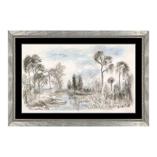 Early 20th Century Swamps Near Bradenton Florida, David Burliuk For Sale