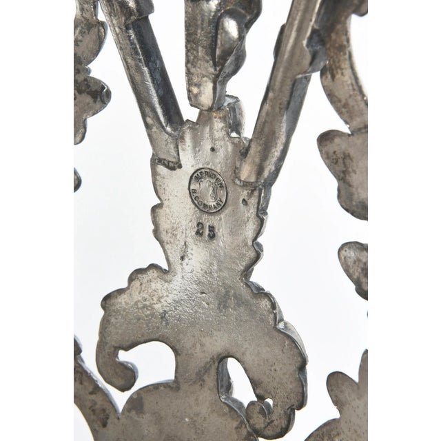 Meriden Silver Plate Aesthetic Figural Tilting Pitcher with Bowl & Cups - 5 Pieces For Sale - Image 10 of 13