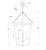 Visual Comfort Chapman & Myers for Visual Comfort Signature Cornice Large Lantern in Bronze For Sale - Image 4 of 4