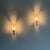 1970s Murano Ice-Textured Glass Wall Sconces from Mazzega, Italy, 1970s, Set of 2 For Sale - Image 5 of 18