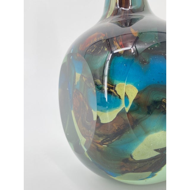 Overlay Decorative Vase by Michael Harris for Mdina, United Kingdom, 1981 For Sale - Image 9 of 15