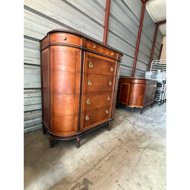Late 19th Century French Belle Époque Louis XV Revival Bombe Commode For Sale - Image 10 of 11