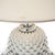 White Ceramic Artichoke Table Lamp, 1970s For Sale - Image 4 of 13