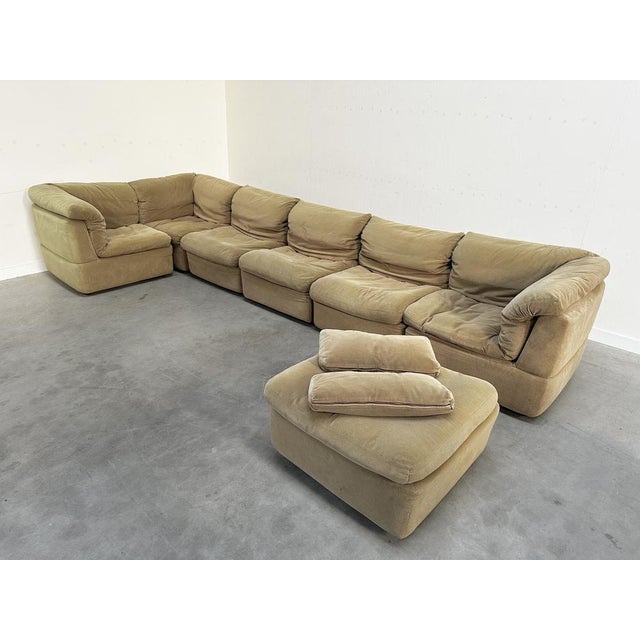 Vintage Modular Sofa from Rolf Benz, 1970s, Set of 7 For Sale - Image 10 of 13