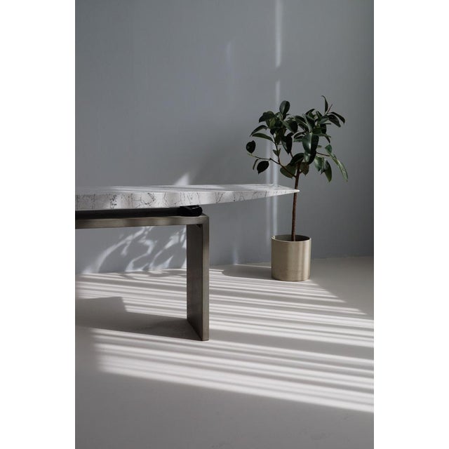 Sculptural Console Table by Danilo Silvestrin, 1980s For Sale - Image 6 of 11
