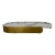 Revelation Modern Brass and Arabescato Marble Lozenge Tray For Sale