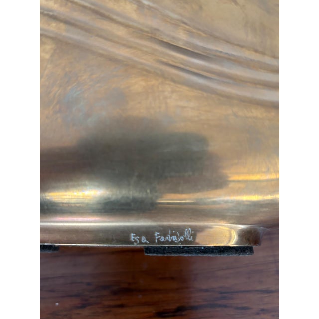 Bronze Vase Sculptures by Esa Fedrigolli for Esart, Italy, 1970s, Set of 2 For Sale - Image 6 of 9