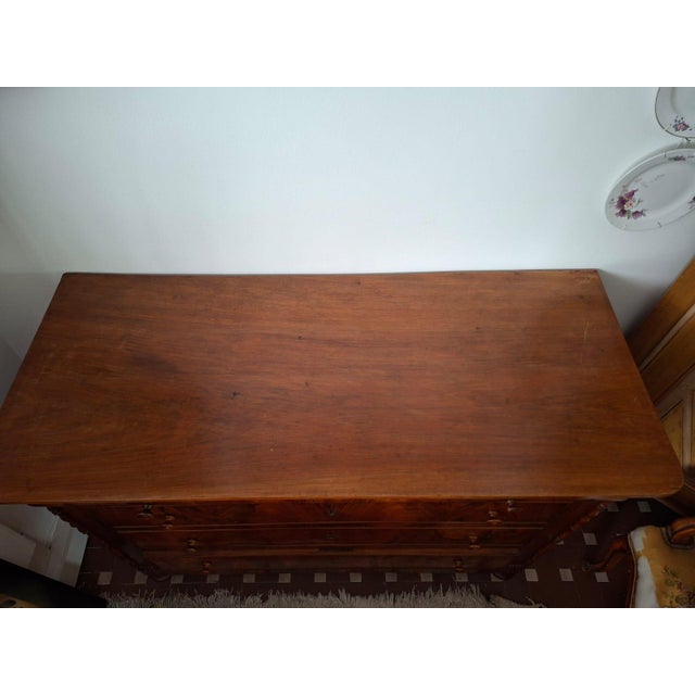 Chest of Drawers in Walnut, 1890 For Sale - Image 9 of 18