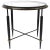 Antique French Metal and Glass Side Table, 1920s For Sale - Image 3 of 9