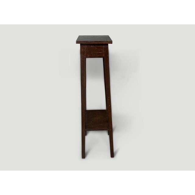 Mid-Century Modern Antique Flower Stand or Pedestal For Sale - Image 3 of 5