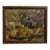 Oil on Panel Still Life With Fruit and Vessels by L. R. In Wooden Frame For Sale