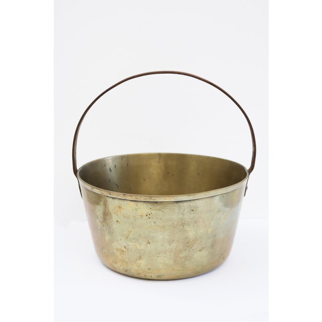 Large Antique Brass Jam Pan, 1880 For Sale - Image 4 of 8