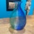 Mid-Century Two-Tone Murano Glass Flask in Green and Blue by Archimede for Seguso, 1950 For Sale - Image 4 of 10