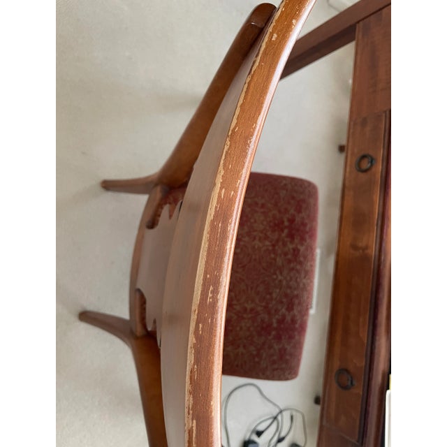 Wood 1990s Ethan Allen Country Crossing Dining Side Chair For Sale - Image 7 of 9