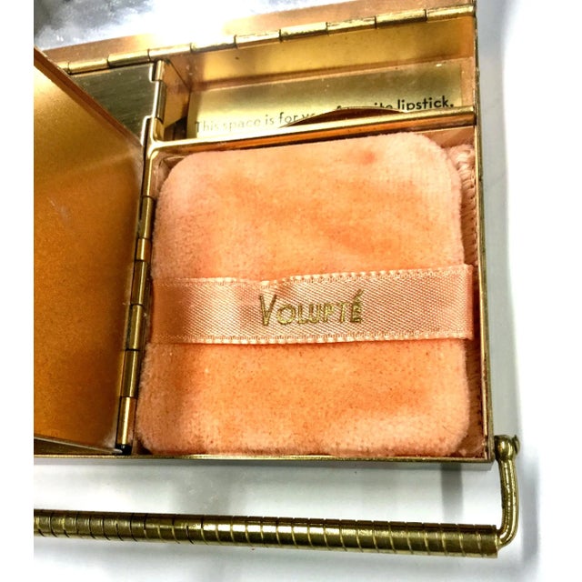 Vintage Renown Volupte Brass Vanity Case For Sale - Image 10 of 12