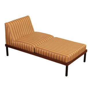 1960s Danish Furniture Makers' Control Teak Daybed or Chaise Lounge For Sale
