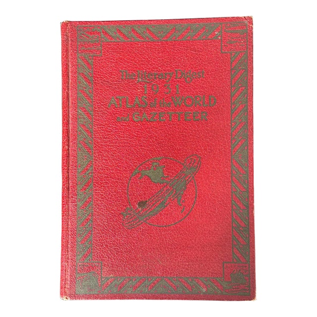1930s Vintage World Atlas For Sale