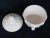 Traditional Jeannette Shell Pink Milk Glass Footed Candy Dish with Lid For Sale - Image 3 of 11