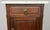 Antique French Oak Bedside Table with Marble Top For Sale - Image 6 of 16
